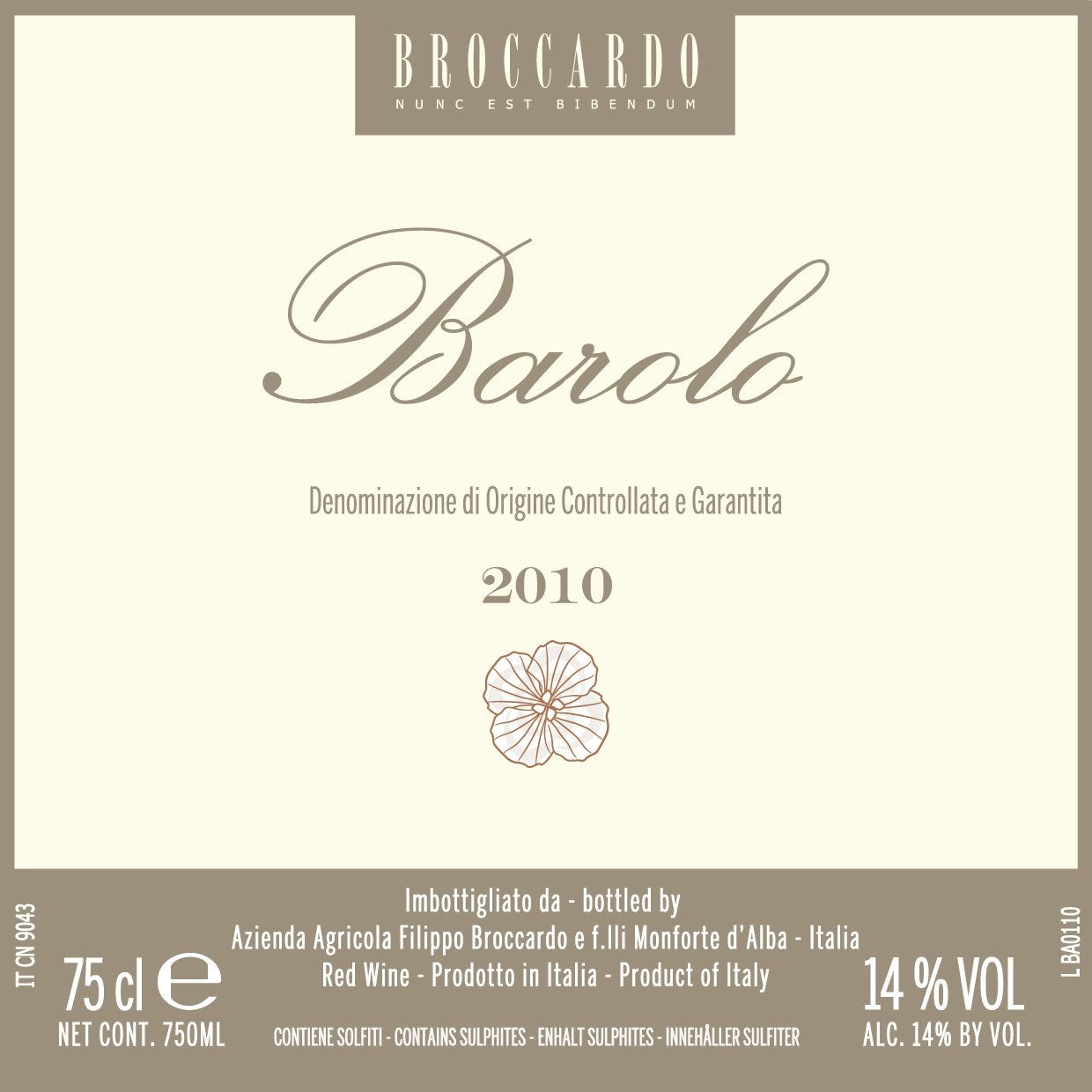 Broccardo Barolo Magnum 2013