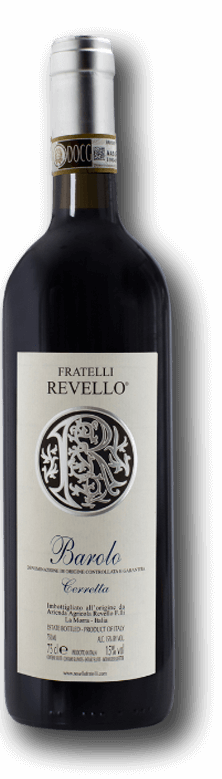 Italian barolo wines revello