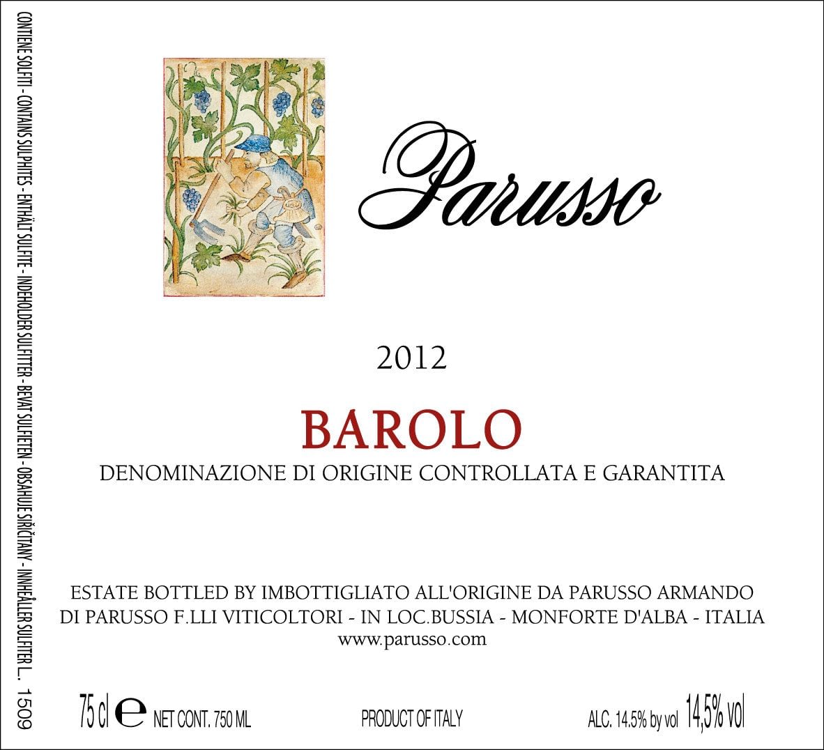Parusso Barolo 2013