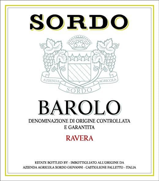 Sordo Barolo Ravera 2014