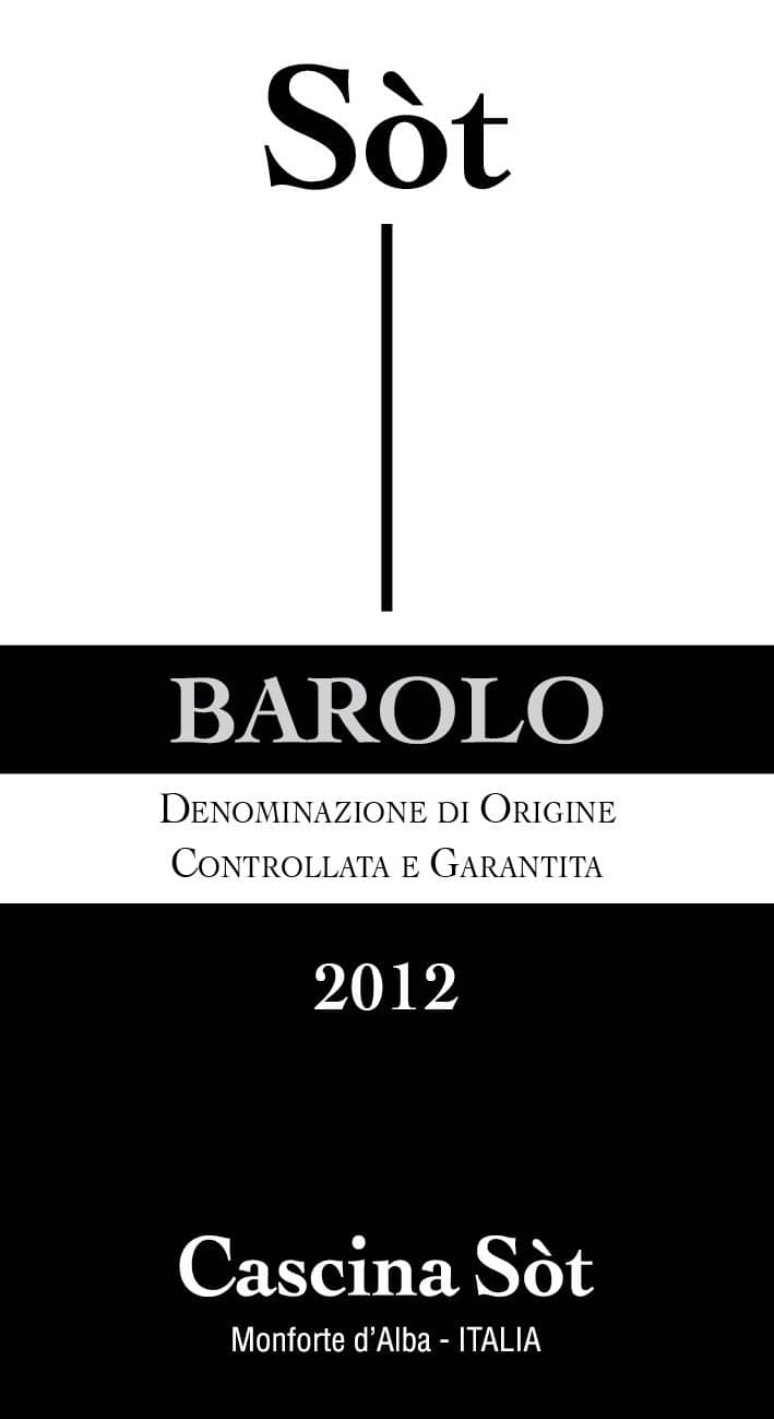 Sòt Barolo 2012