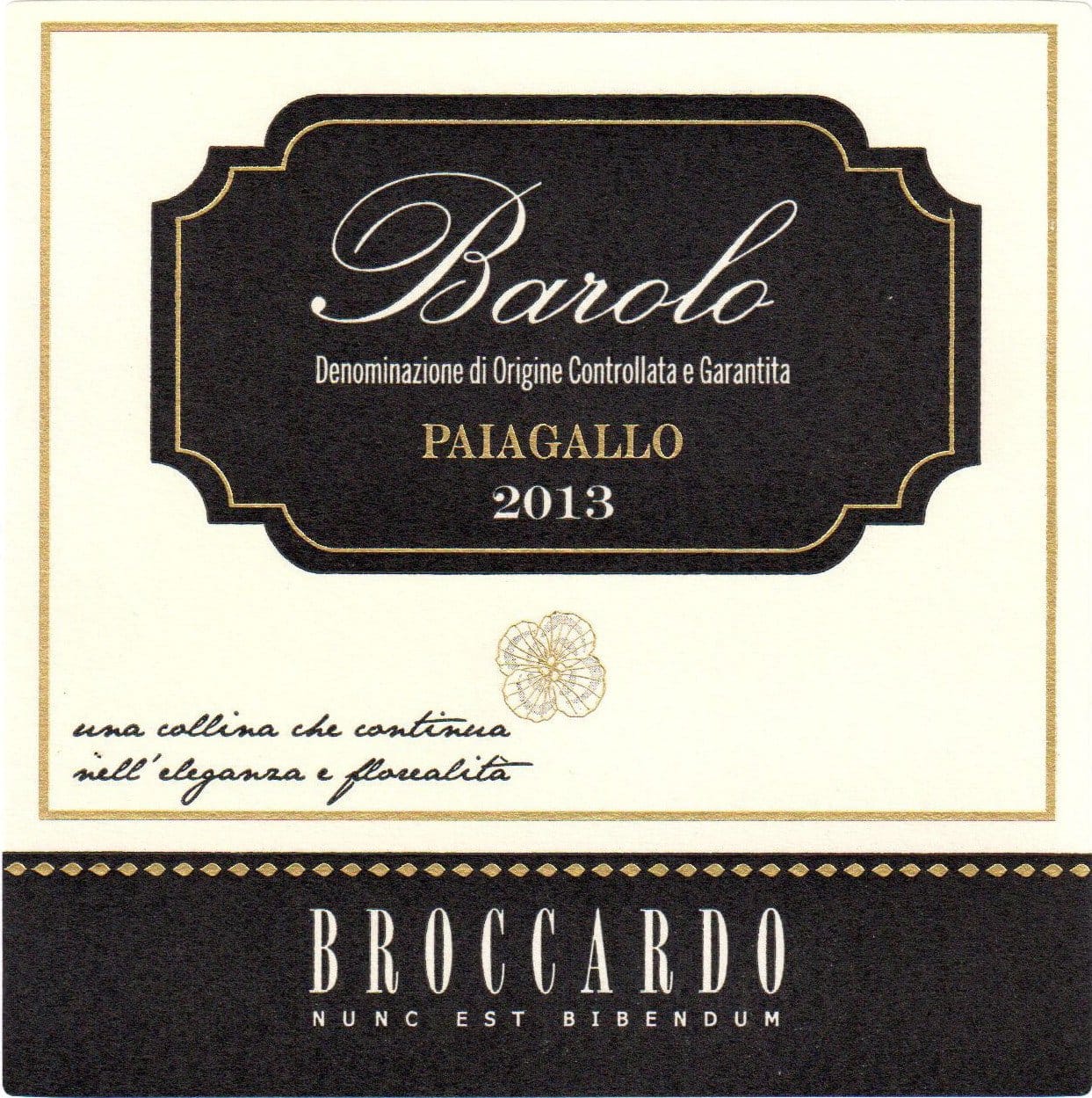 Broccardo Barolo Paiagallo 2013