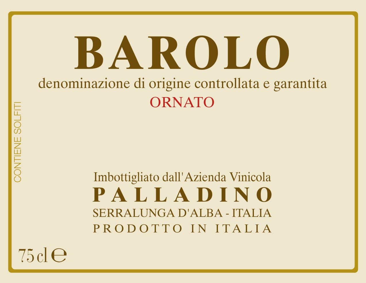Palladino Barolo Ornato Magnum 2012