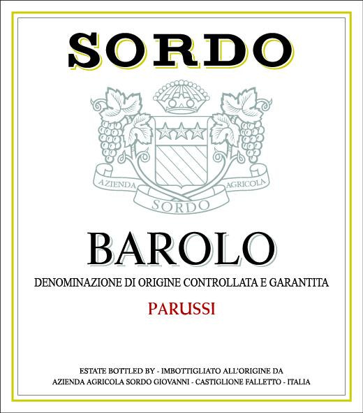 Sordo Barolo Parussi 2013
